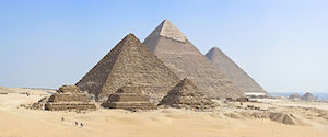 Pyramids in Giza