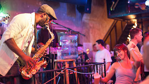 Jazz musicians performing in New Orleans